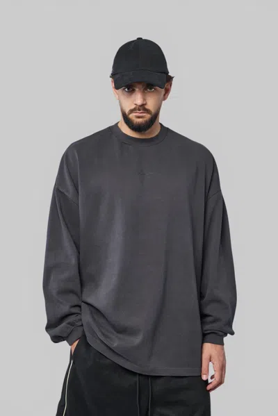 Essentials Signature 90's Long Sleeve Tee In White