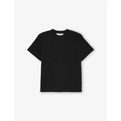 Essentials Kids' Signature 90s Cotton-jersey T-shirt 2- In Vintage Black