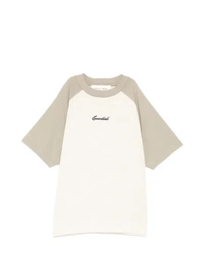 Essentials Kids' 시그니처 베이스볼 티셔츠 In Neutral