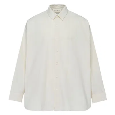 Essentials Signature Button Up Shirt In White