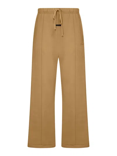 Essentials Signature Cotton Blend Sweatpants In Brown