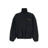Essentials Signature Full Zip Track Jacket In Black