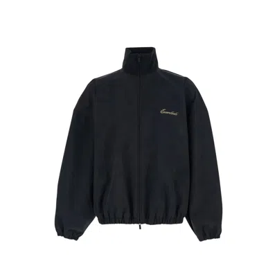 Essentials Signature  Track Jacket In Black