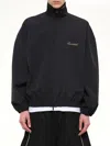 Essentials Signature Full Zip Track Jacket In Blue