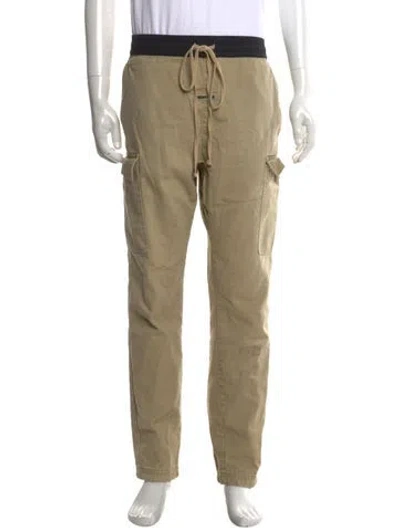 Pre-owned Essentials Signature Logo Cargo Pants In Neutrals