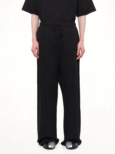 Essentials Signature Lounge Sweatpant In Black