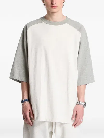 Essentials Signature Raglan-sleeve T-shirt In Neutral