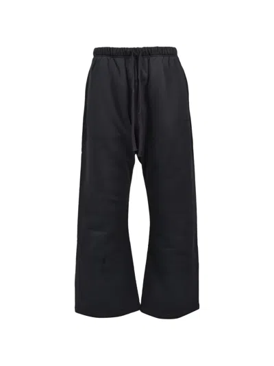 Essentials Signature Track Pants In Black