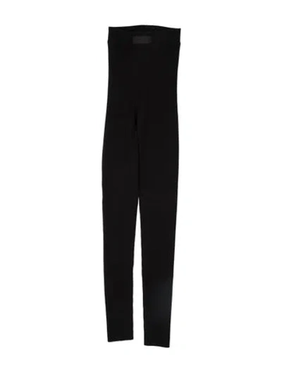 Pre-owned Essentials Skinny Leg Pants In Black