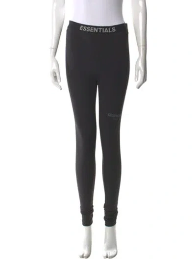 Pre-owned Essentials Skinny Leg Pants In Black