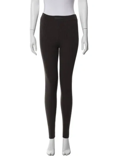 Pre-owned Essentials Skinny Leg Pants In Black