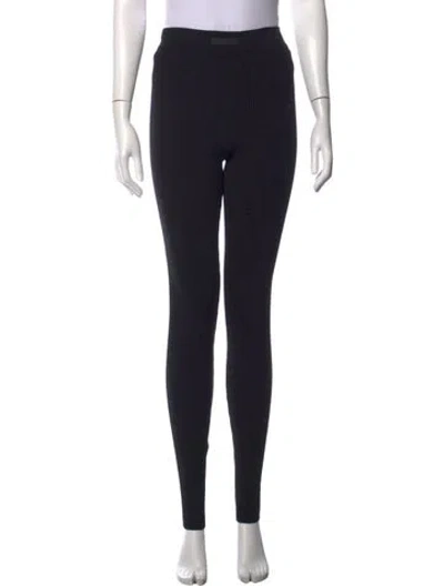 Pre-owned Essentials Skinny Leg Pants In Black