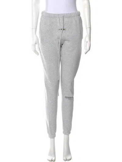 Pre-owned Essentials Skinny Leg Pants In Gray