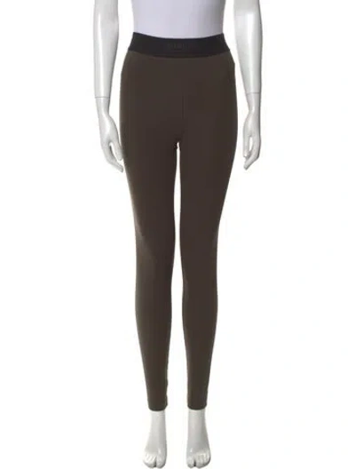 Pre-owned Essentials Skinny Leg Pants In Green