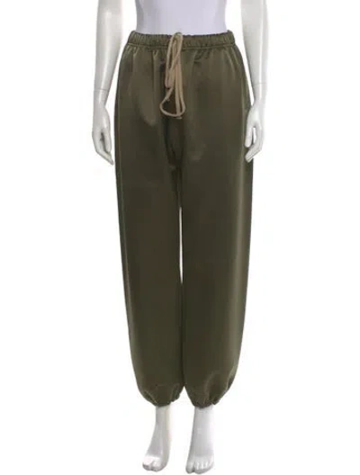 Pre-owned Essentials Skinny Leg Pants In Green