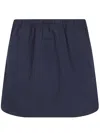 Essentials Silk Blend Micro Skirt In Black