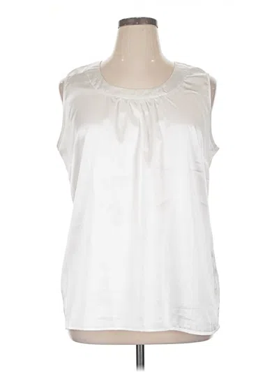 Pre-owned Essentials Sleeveless Blouse In White