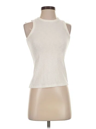 Pre-owned Essentials Sleeveless Top Ivory Halter Neckline Tops