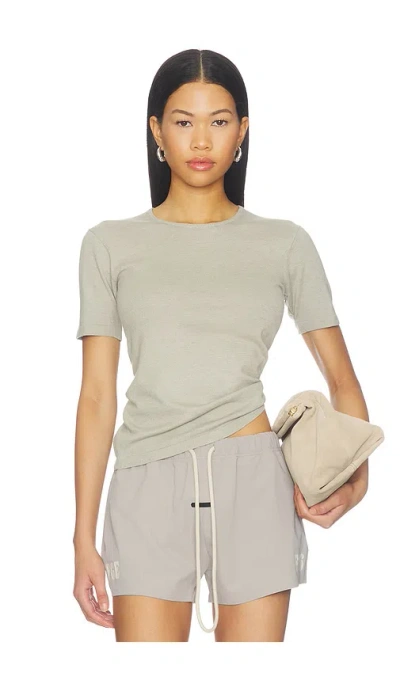 Essentials Slim Classic Tee In Green
