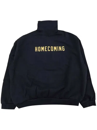 ESSENTIALS SLOGAN-PRINT SWEATSHIRT