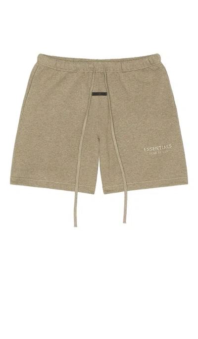 Essentials Soccer Fleece Shorts In White