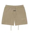 Essentials Soccer Fleece Shorts In White