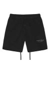 Essentials Cotton-blend Logo Sweatshorts In Black