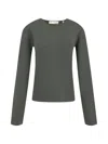 Essentials Gray Slim Longsleeve T-shirt In Gray
