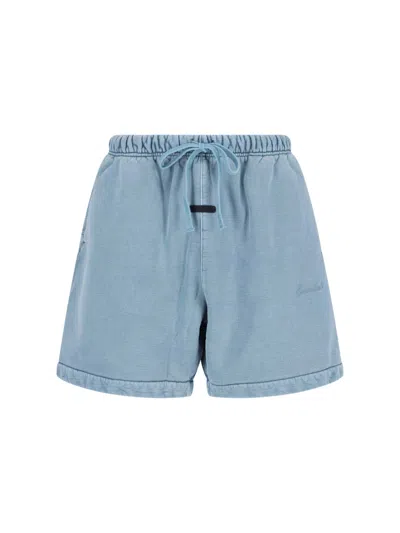 Essentials Signature Classic Shorts In Blue