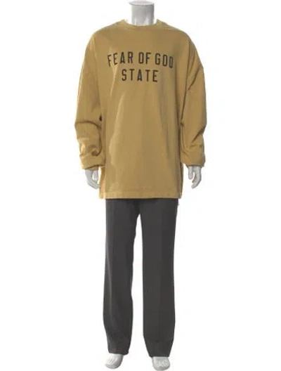 Pre-owned Essentials State Graphic Print Sweatshirt W/ Tags In Neutral
