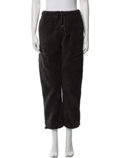 Pre-owned Essentials Straight Leg Pants In Black