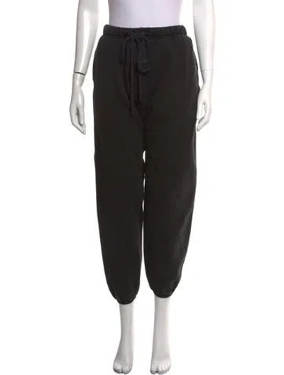 Pre-owned Essentials Straight Leg Pants In Black