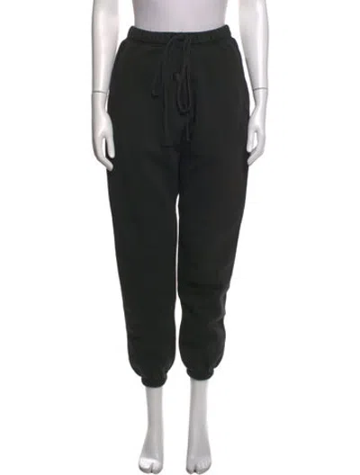 Pre-owned Essentials Straight Leg Pants In Black