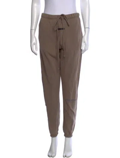 Pre-owned Essentials Straight Leg Pants In Brown