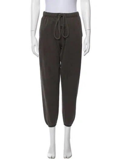 Pre-owned Essentials Straight Leg Pants In Gray
