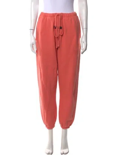 Pre-owned Essentials Straight Leg Pants In Pink