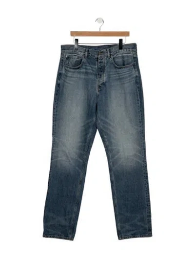 Pre-owned Essentials Straight-leg Jeans In Blue