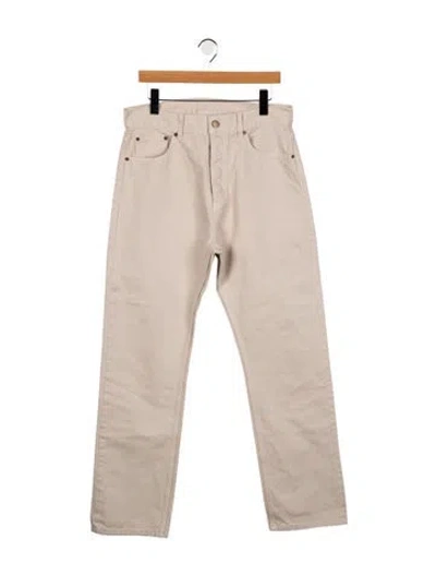 Pre-owned Essentials Straight-leg Jeans In Neutral
