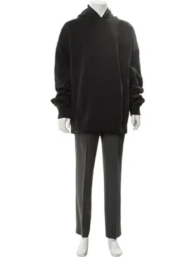 Pre-owned Essentials Stretch Limo Crew Neck Hoodie In Black