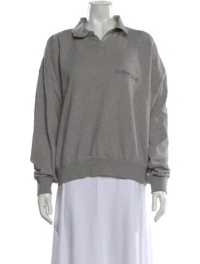 Pre-owned Essentials Sweater In Gray
