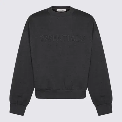 Essentials Sweaters Charcoal Heather In Black