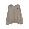 Essentials Sweaters Neutral In Gray