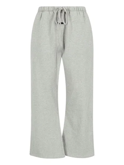 Essentials Sweatpants Flare "signature" In Gray