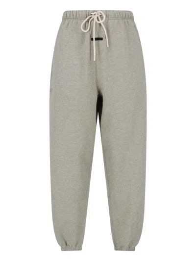 Essentials Sweatpants In Cotton In Gray