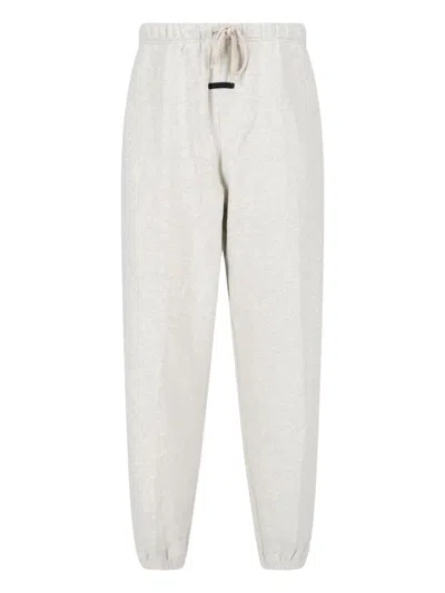 Essentials Sweatpants In Cotton In Gray