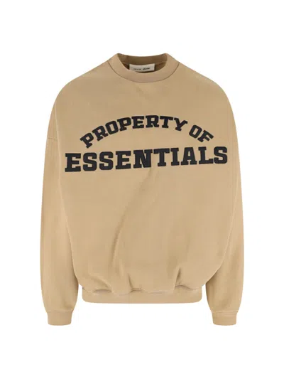 Essentials Sweatshirt "property Lounge" In Neutral