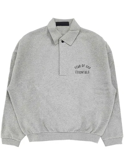 Essentials Sweatshirt With Print In Gray
