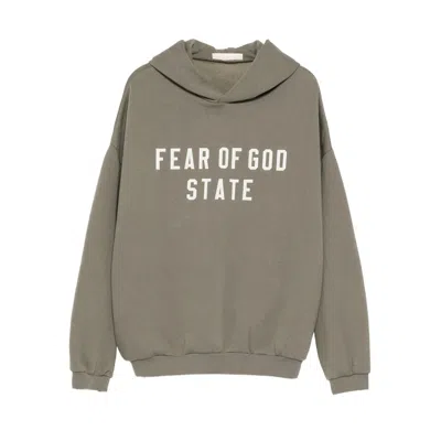 Essentials Sweatshirts Gray In Green