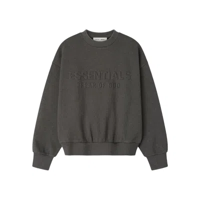 Essentials Crew-neck Sweatshirt In Gray