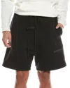 Essentials Cotton-blend Logo Sweatshorts In Black